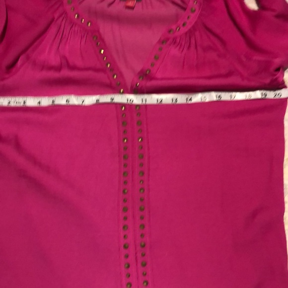 CRAZY BIG SALE!! Vince Camuto Hot Pink Top Blouse - Picture 7 of 8